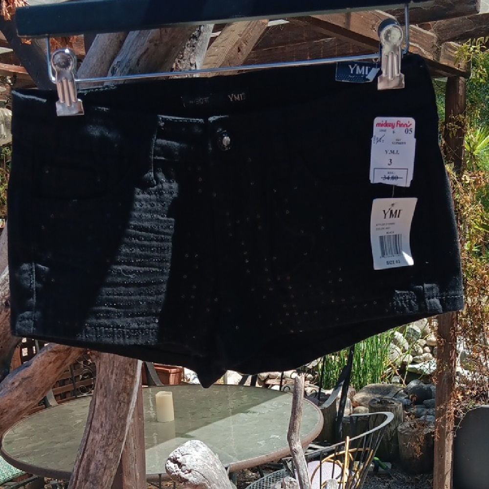 YMI Women's Dark Jean Shorts